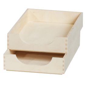 Brevkorg, stapelbar brevsamlare