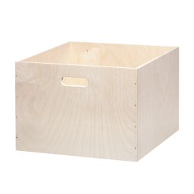 Förvaringslåda björk 38x38x28 cm.