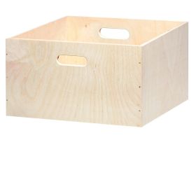 Förvaringslåda (björk) till KUBIK bokhyllorna