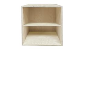 image - Kubik birk kvart reolkasse - 2 rum