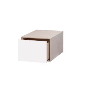 Brick box lådsektion (hvit front) 30 cm