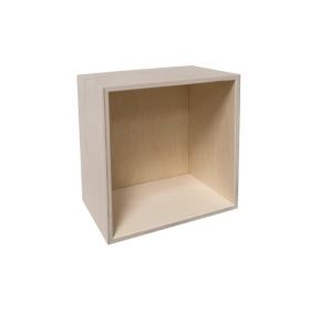 Bokhylla i björk 30 x 30 x 19 cm, med 1 fack