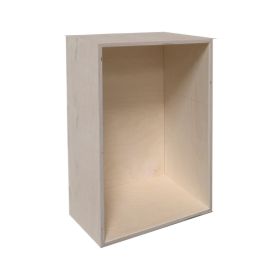 Bokhylla i björk 45 x 30 x 19 cm, med 1 fack