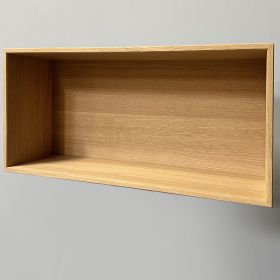 Bokhylla i Ek 60x30x19 cm, med 1 fack