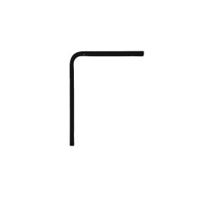 Konsol i metall (Svart) 25 x 30 cm.