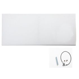 Tygdörr till halv bokhylla (xx16 -70x35 cm.)