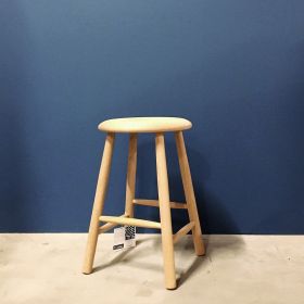 Pall och barstol i ek, H47 cm