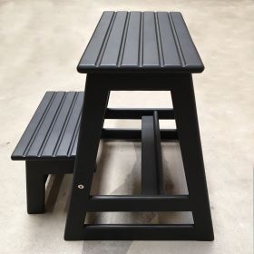 Trappstege målad svart H49 cm.