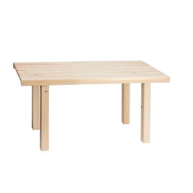 Bänk L80 cm ribbad bänk furu