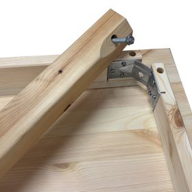 4 x matsbordben til matbord (furu) (L80 B60 H72 cm).