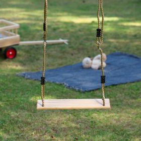 Trägunga med upphäng (lackerat trä)