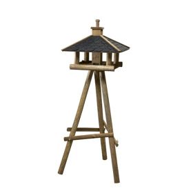 Fågelmåtare fågelbord med ställning / stolpe