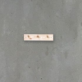 Knopplist med 3 knoppar - furu