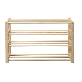 Skohylla i obehandlad furu