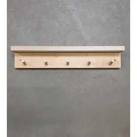 Knopplist med 5 knoppar + gallerihylla (björk)