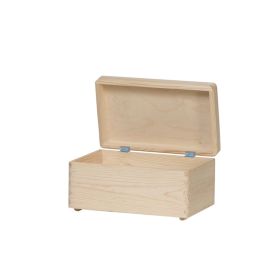 Låda (obehandlad fanér) 30 x 20 x 14 cm.