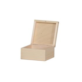 Låda med lock 13 x 13 x 6 cm.