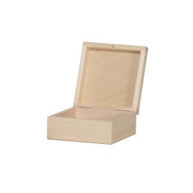 Låda med lock 14 x 14 x 4,5 cm.