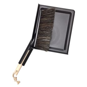 Sopskyffel/liten borste (trä/plast)