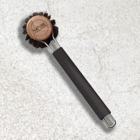 Diskborste med silikonskaft (svart)