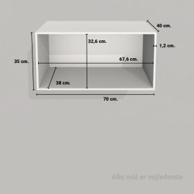 image - Kubik eg halv reolkasse - 1 rum