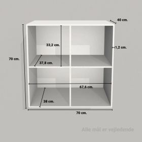 image - Kubik eg hel reolkasse - 4 rum