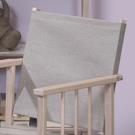 EXTRA Sits samt ryggstöd kraftfullt lin tyg.