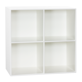 KUBIK Color, hel bokhylla 70x70 cm. 4 fack