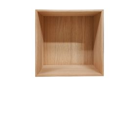 KUBIK ek 35x35 cm. - kvarts bokhylla – 1 fack