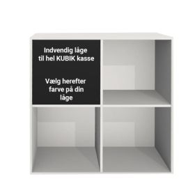KUBIK Color, dörr – liten invändig – hel bokhylla