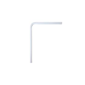 Konsol i metall (vit) 25 x 30 cm.