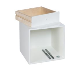 image - Kubik Color kvart reolkasse - 1 skuffe